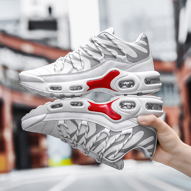 New Men's Shoes Breathable Casual Sports Shoes Overview: Unique design, stylish and beautiful. Good material, comfortable feet. A variety of colors, any choice. Specification: Upper material: Mesh Sole material: Adhesive shoes Applicable Gender : Male Sty