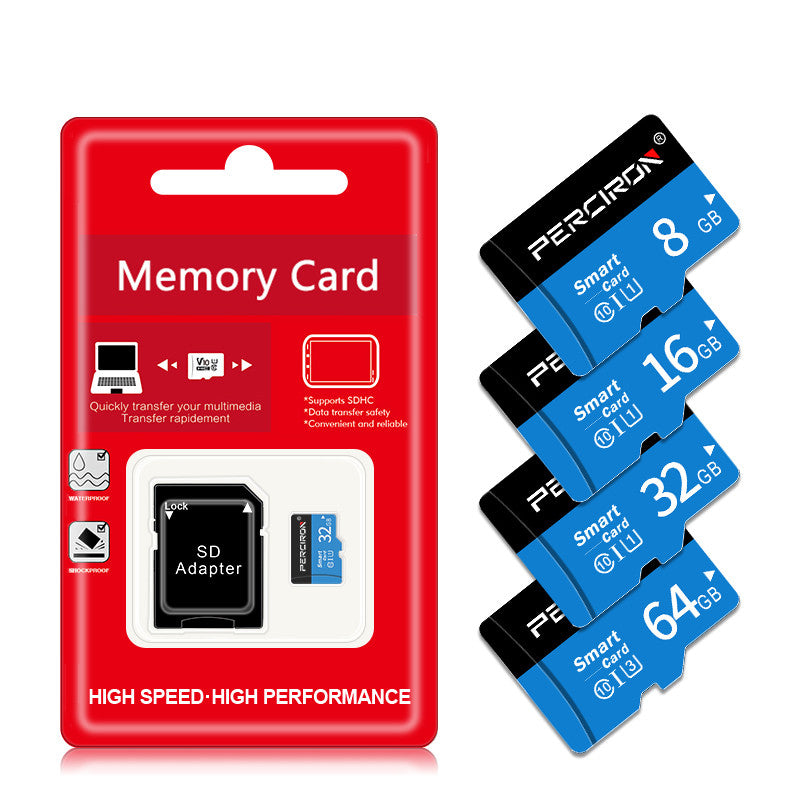 Driving recorder memory card Product introduction: Product model: Memory card Type: TF (micro-SD) card Transmission rate: CLASS10 (MB / S) Reading and writing speed: CLASS10 (MB / S) Write-protect switch: support Applicable objects: MP4, MP3, card speaker