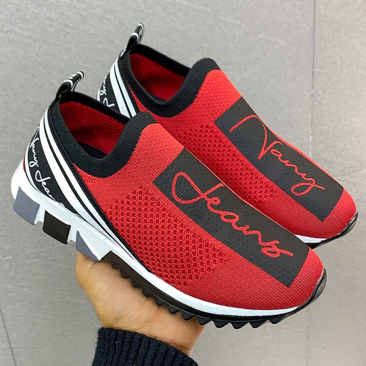 Flying Woven Sneakers Breathable Couple Coconut Shoes Women's Single Shoes Product information: Upper material: fabric Popular elements: slope heel, waterproof platform, color matching Supply category: spot Toe shape: round head Heel height: middle heel (