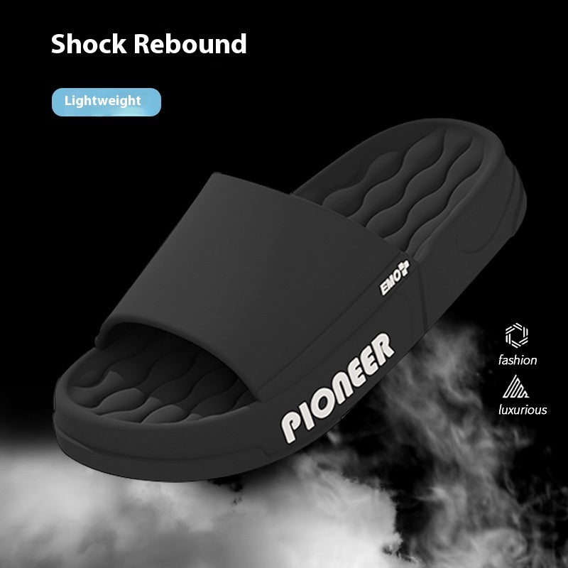 Men's Sandals Household Bathroom Non-slip Bathroom Slippers Product information: Color: black, brown, gray, white, green, purple With USB or not: no Size: 36-37 (suitable for 35-36 yards),38-39 (suitable for 37-38 yards),40-41 (suitable for 39-40 yards),4