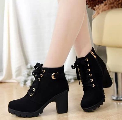 Autumn Winter Thick Heeled Woman Boots Stay warm and stylish this winter with the Autumn Winter Thick Heeled Women's Boots. These are the perfect fall/winter shoe for any fashionista! With their beautiful design and attention to detail, they'll have you t