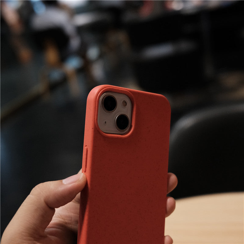 Red Wheat Straw Is Suitable For Mobile Phone Cases Product information: Style: Japan and South Korea Color classification: red Style: Protective case Popular element: simplicity Compatible model：Note:Non-Apple brand products, compatible with IPhone models