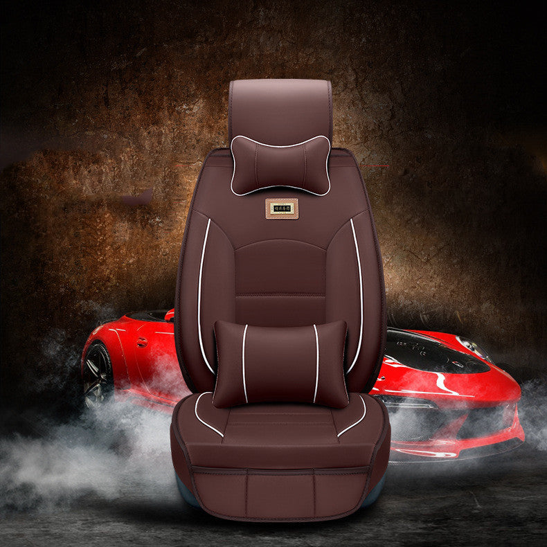 Car seat cushion cover Material: leather Processing customization: Yes Style: five seats Filler: Cotton Car seat cushion cover Material: leather Processing customization: Yes Style: five seats Filler: Cotton 0