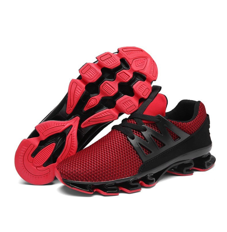 Versatile Thick Sole Casual Shoes Running Shoes Product information : Function: lightweight, wear-resistant, non-slip. Inner material: mesh Sole material: rubber Color: red, black, gray Size Information: Size: 36, 37, 38, 39, 40, 41, 42, 43, 44, 45, 46, 4