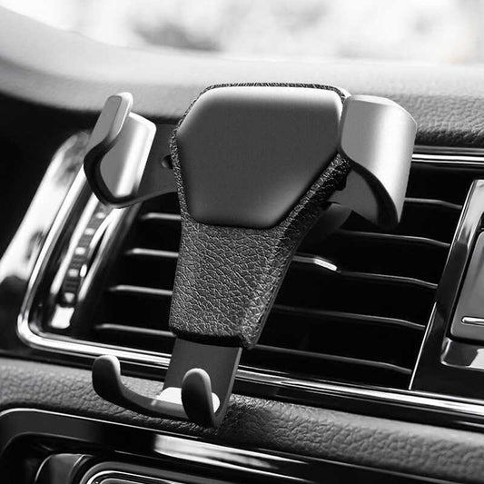 Car Phone Holder For Phone In Car Air Vent Mount Stand No Magnetic Mobile Phone Holder Universal Gravity Smartphone Cell Support [product name]: car buckle type gravity support bracket [product size]: (about) 9.5*8cm [ product color]: black, white [produc
