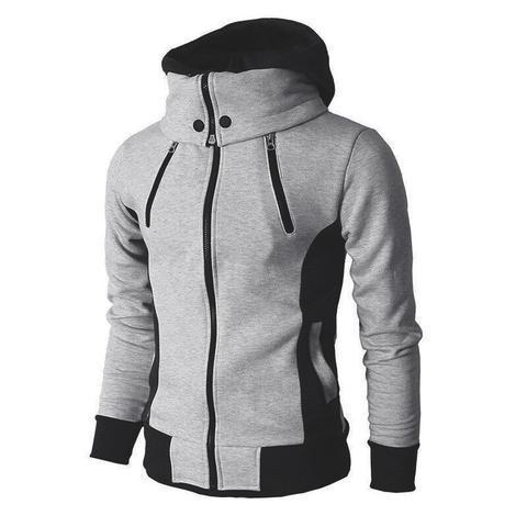 Men's Zip UP Hooded Jacket Fake Two Piece Sports Cardigan Casual Slim Sweatshirt Jacket Overview Zipper design. Let the glove is not easy to fall off. Durable, soft, and flexible, comfortable, and breathable. Touch screen finger design, sensitive to touch