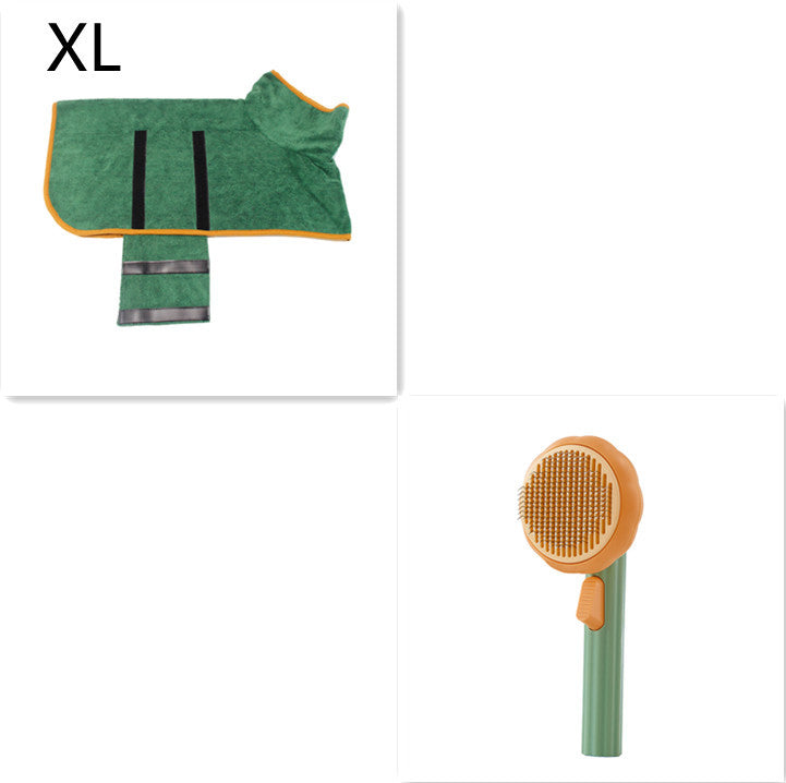 New Pet Cat Brush Hot Selling Hand-held Steel Wire Self-cleaning Comb Looper For Hair Removal Overview: 1. Promote blood circulation In the process of grooming pets, combing needles repeatedly massage the skin, which can promote blood circulation, increas