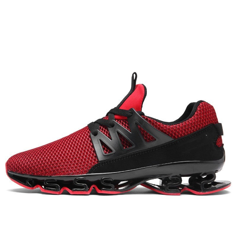 Versatile Thick Sole Casual Shoes Running Shoes Product information : Function: lightweight, wear-resistant, non-slip. Inner material: mesh Sole material: rubber Color: red, black, gray Size Information: Size: 36, 37, 38, 39, 40, 41, 42, 43, 44, 45, 46, 4