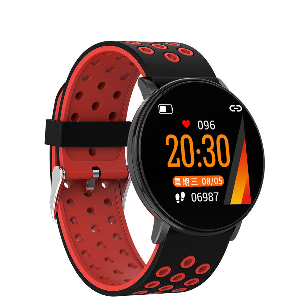 Smart watch heart rate monitor exercise Applicable platform: fully compatible Applicable people: children, business, general public, fashion, adults, the elderly, gift orders Screen material: glass Wearing method: wrist strap Additional functions: step co