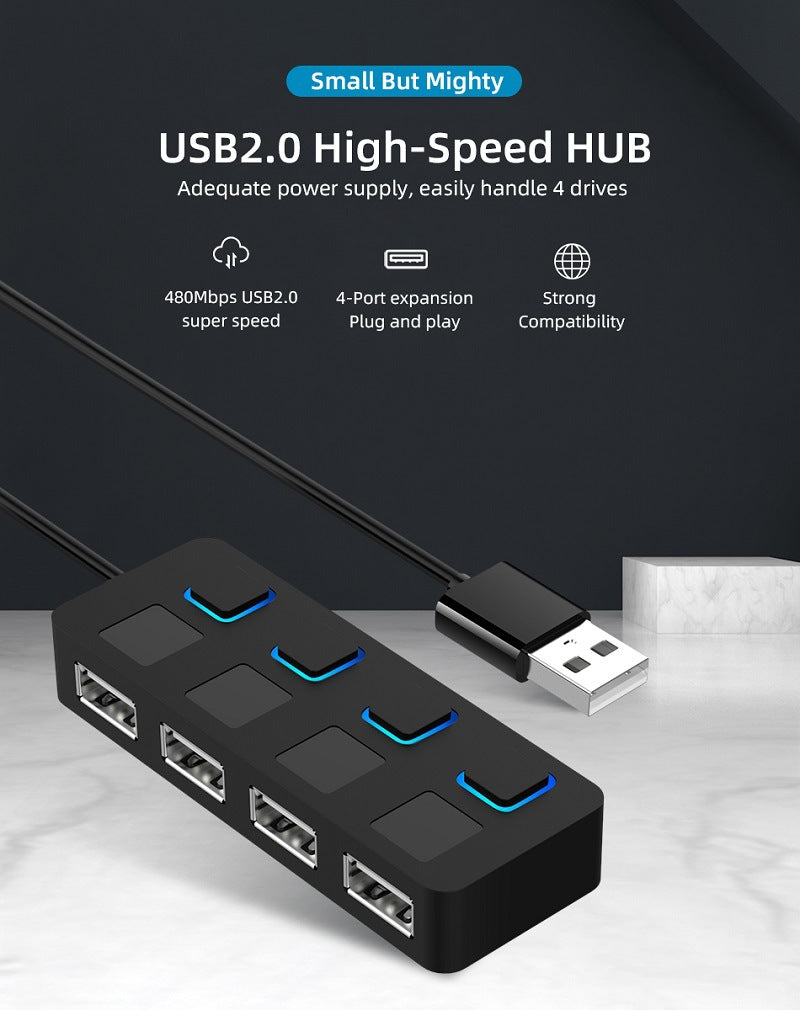 HUB Hub Multi-USB Splitter 4-port Extender Product information: Model: oufeir Item No.: 4 in 1 USB hub Transmission rate: 5 Applicable gift-giving occasions: opening ceremony Print LOGO: Yes Processing customization: No Whether external power supply: No e