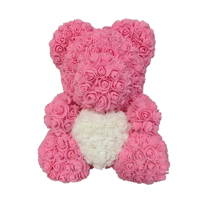 Rose Bear Heart Artificial Flower Our Rose Bear Heart Artificial Flower is the perfect way to show someone you care. This sophisticated symbol of appreciation comes in two sizes– 25 cm and 40 cm – making it perfect for a range of gift giving occasions. Th
