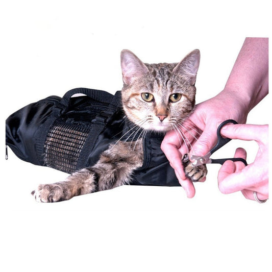 Pet Bathing Bag Dog Carrying Cat Cut Nails Product Name] Cat Bag / Small Pet Bag [product specifications] 46*24cm/ [product color] black [product material] 420D PU Oxford cloth Modified cats play a big role in caring for pets, and regular maintenance will