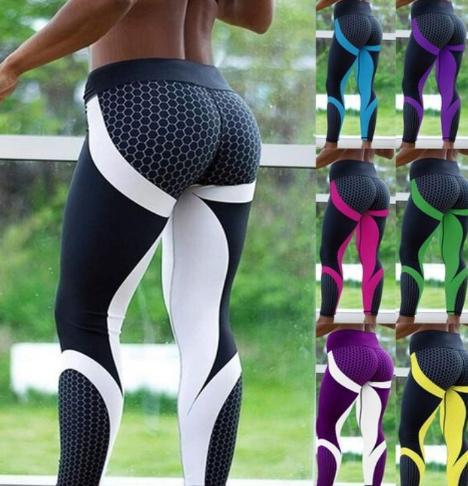 Yoga Fitness Leggings Women Pants Fitness Slim Tights Gym Running Sports Clothing Overview: Push up seamless fitness leggings. Good material, comfortable to bear. A variety of colors, any choice. Product information: Applicable sports: leisure fitness bod