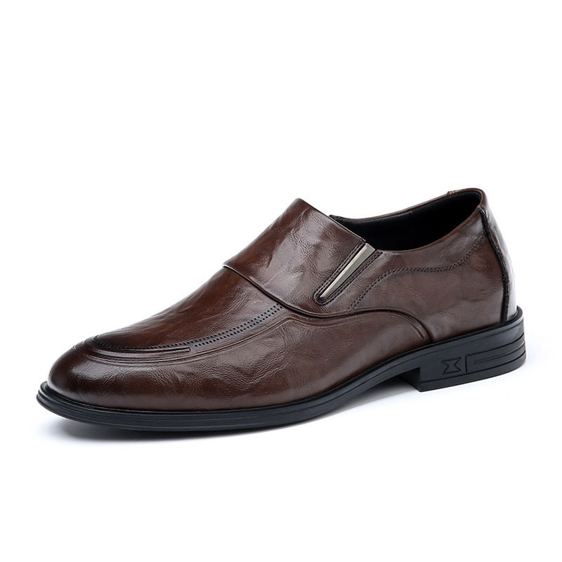 Slip-on Comfort And Casual Men's Shoes Product information: Color: Black, Brown Size: 38, 39, 40, 41, 42, 43, 44 Sole material: rubber Shoe Upper material: Cowhide Size: Packing list: A pair of leather shoes Product Image: Slip-on Comfort And Casual Men's