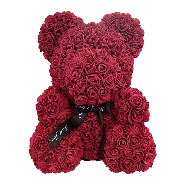Rose Bear Heart Artificial Flower Our Rose Bear Heart Artificial Flower is the perfect way to show someone you care. This sophisticated symbol of appreciation comes in two sizes– 25 cm and 40 cm – making it perfect for a range of gift giving occasions. Th