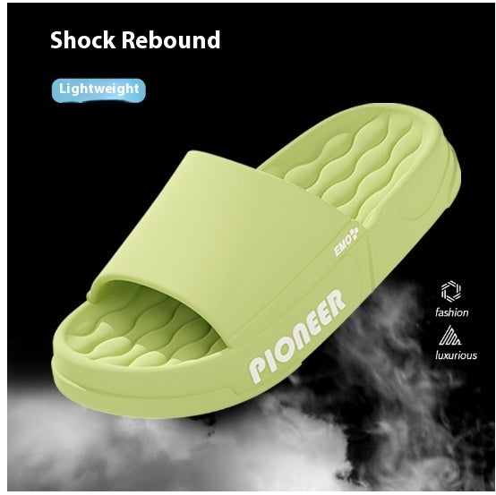 Men's Sandals Household Bathroom Non-slip Bathroom Slippers Product information: Color: black, brown, gray, white, green, purple With USB or not: no Size: 36-37 (suitable for 35-36 yards),38-39 (suitable for 37-38 yards),40-41 (suitable for 39-40 yards),4