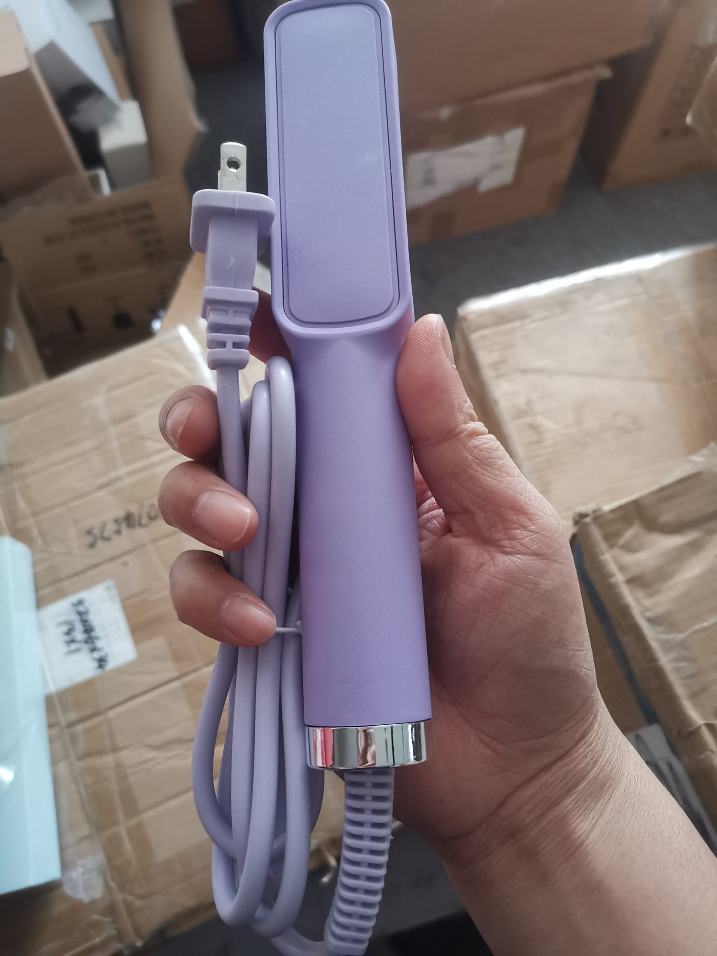 Straight Hair Comb Electric Hot Comb Straight Curly Hair Two-in-one Comb Three-speed Temperature For Different Needs Notice This product is divided into European and American standards. Please choose the appropriate one according to the country you are us