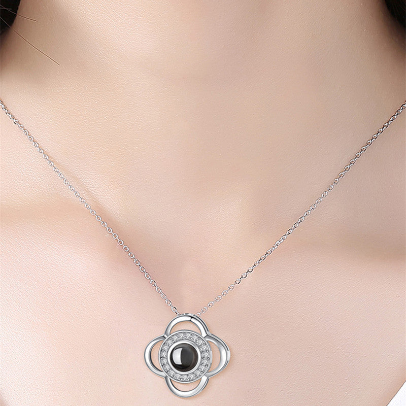 Hot Valentine's Day Gifts Metal Rose Jewelry Gift Box Necklace For Wedding Girlfriend Necklace Gifts Overview: 100% new design and high quality Must-have for fashion women Have a beautiful appearance Specifications: Necklace： Style: ethnic Material: Cryst