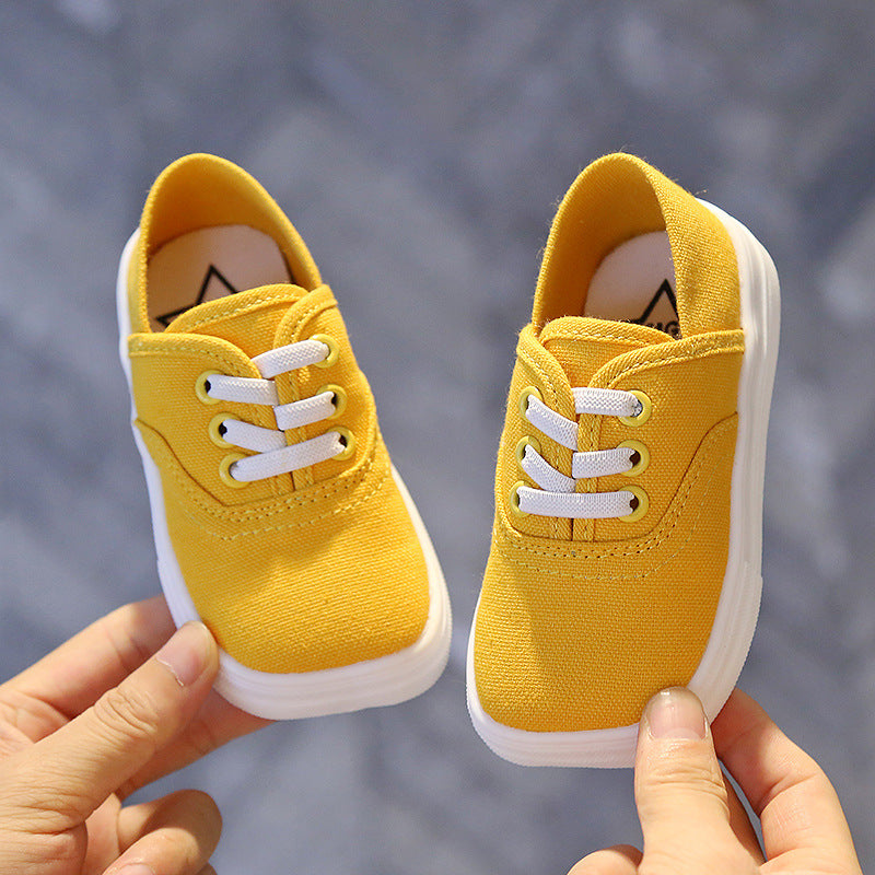 Canvas Shoes Korean Board Shoes Boys Baby White Shoes Product information Applicable gender: neutral/male and female Sole Material: Rubber Upper height: low Upper material: canvas Thickness: ordinary thick Applicable sports: sprint Tube height: low tube W