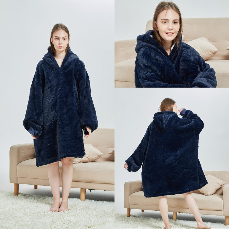 Cartoon Animal One-piece Pajamas Starry Sky Wine Red Winter Clothes Robe Men And Women Thickened Product information: Product Category: Nightgown Fabric name: lamb wool Main fabric composition: polyester fiber (polyester) Thickness: Super thick Applicable