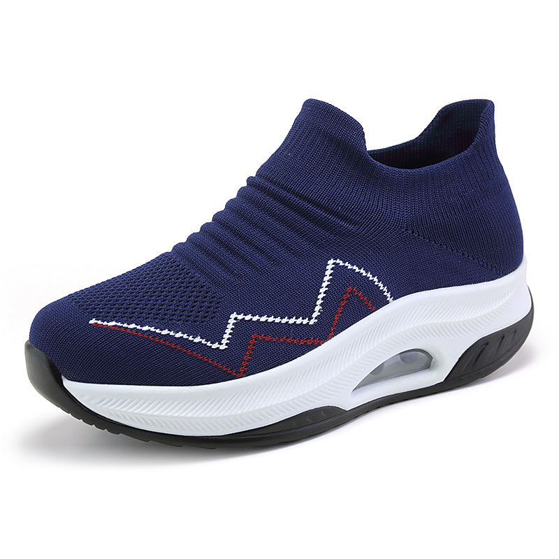 Women's Plus Size Women's Shoes Fei Woven Shaking Soles Mother's Shoe Covers With Increased Feet Overview: Unique design, stylish and beautiful. Good material, comfortable feet. A variety of colors, any choice. Specification: Style: Commuter Popular eleme