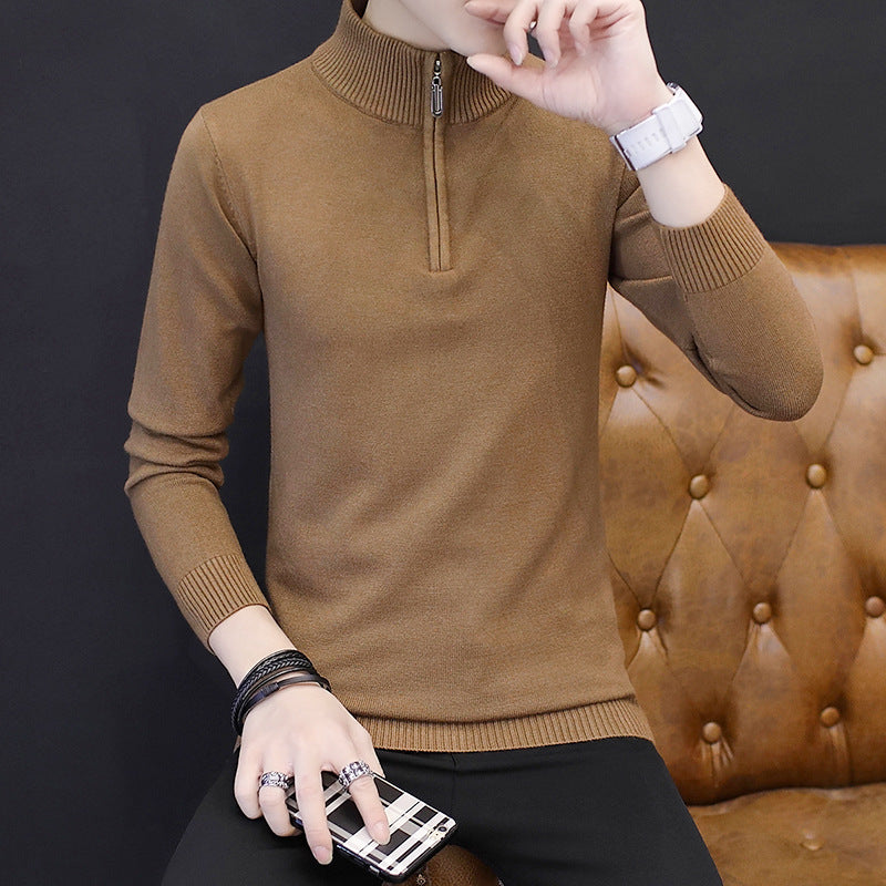 Knitted bottoming shirt Subdivision style: business casual Basic style: fashion city Applicable season: autumn Sleeve length: long sleeve Thickness: thicker Applicable scenarios: go to work Edition type: Slim type Style details: hit color (CM) shoulder bu