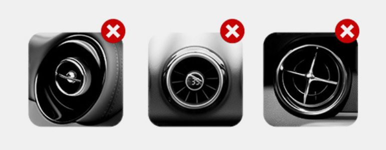 Car Phone Holder For Phone In Car Air Vent Mount Stand No Magnetic Mobile Phone Holder Universal Gravity Smartphone Cell Support [product name]: car buckle type gravity support bracket [product size]: (about) 9.5*8cm [ product color]: black, white [produc