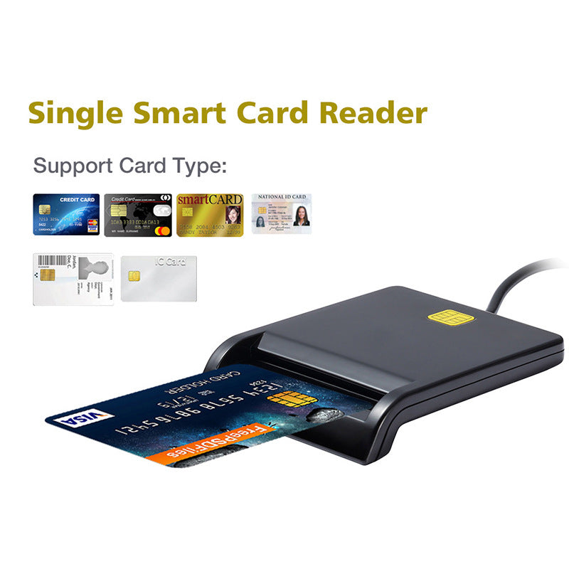DM-HC65 USB Smart Card Reader Interface type: standard USB2.0 interface Product material: ABS Operating system: Windows 2000, Windows XP, Windows Vista, Windows Win7, Mac X10.3.x + 1: Support DNIE, ATM, IC, ID, CAC, SIM, SMART CARD, smart card, tax return