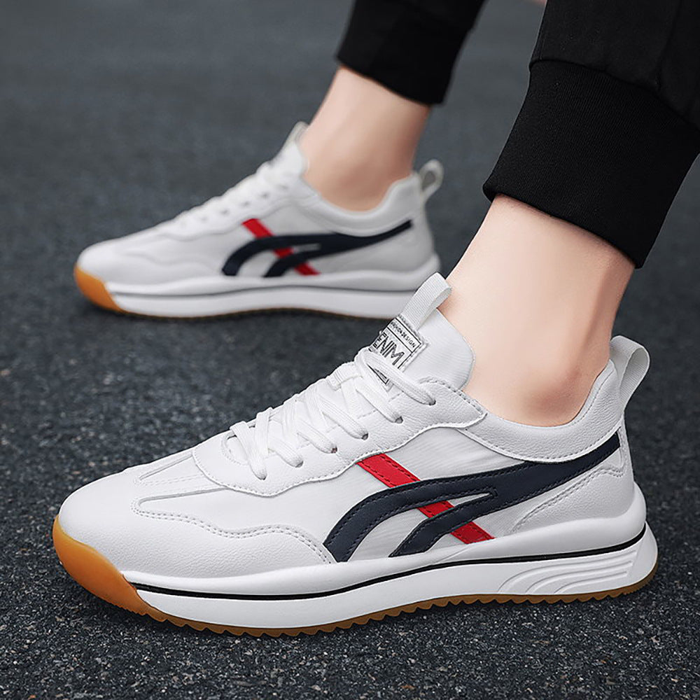 Men's High Quality Sneakers Breathable Fashion Man Running Tennis Shoes Product Information: Product Category: Loafers Suitable season: Summer, spring, autumn Popular element: car stitching Style: Simple Applicable gender: Male Pattern: Solid color Upper