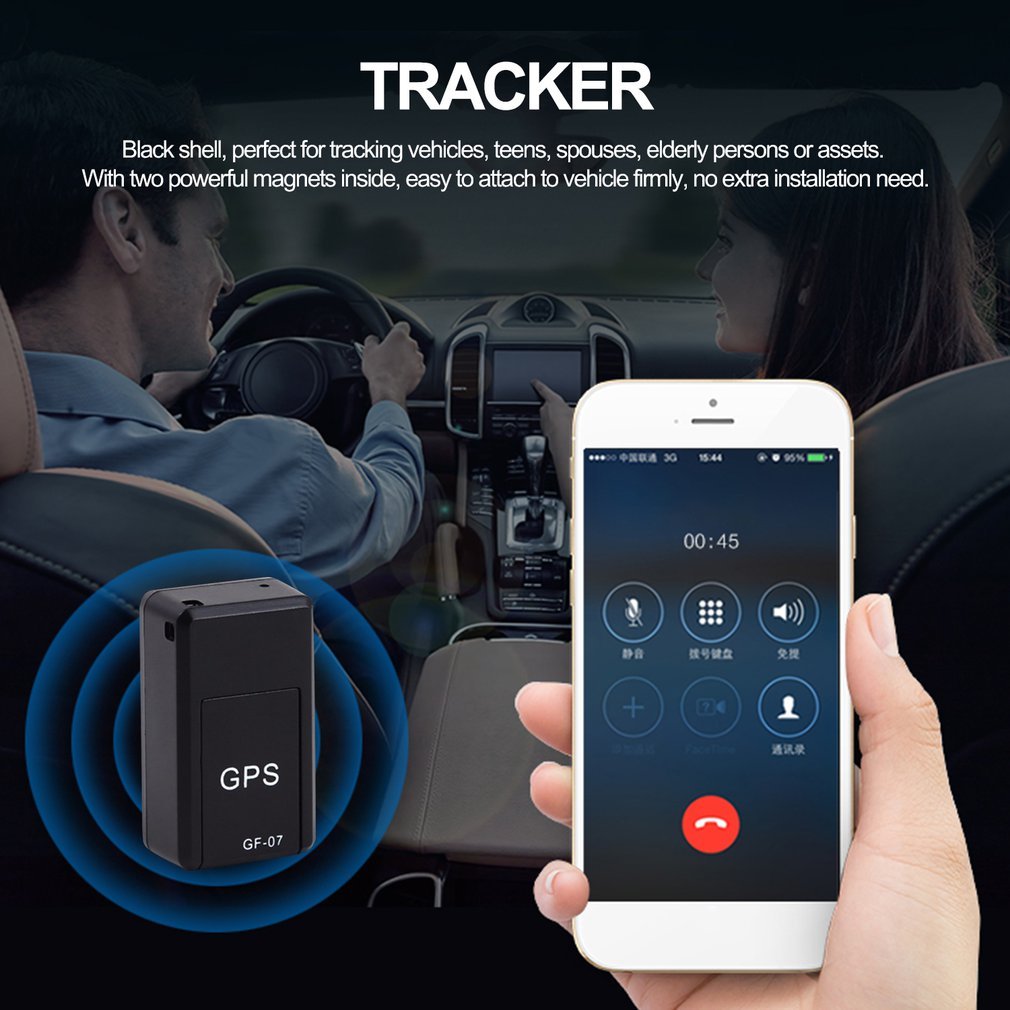 Car Tracker Magnetic Mini Car Tracker GPS Real Time Tracking Locator Device Recordable Anti-lost Rechargeable Locator Overview: 1.Small size and lightweight, easy to carry. Rechargeable, strong magnetic adsorption, recordable, anti-lost positioning for el