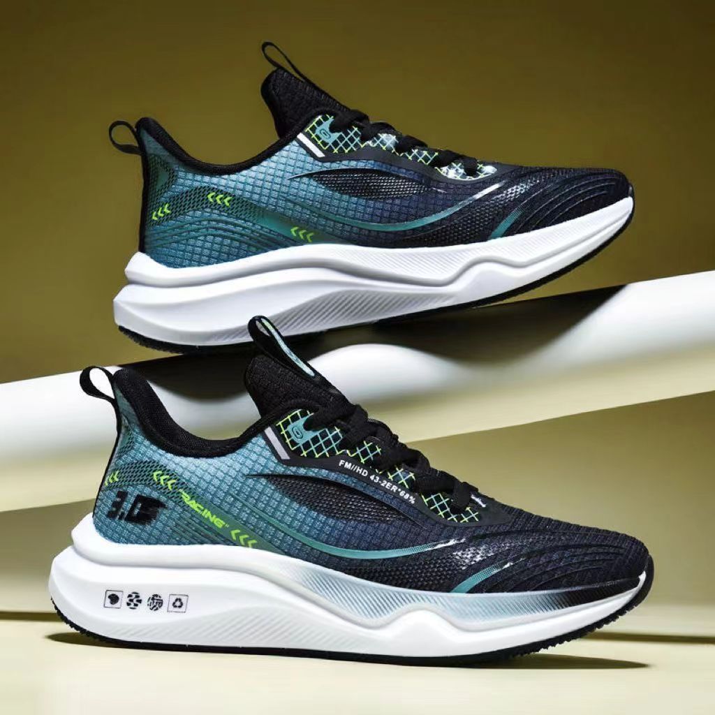 Men's Fashion Summer New Mesh Shoes Product information: Pattern: color matching Color: 966 [Green Orange],966 [Black Green],966 [gray blue]] Heel shape: flat heel Size: 39, 40, 41, 42, 43, 44 Shoe Upper material: Mesh Applicable Gender: Male Style: Casua