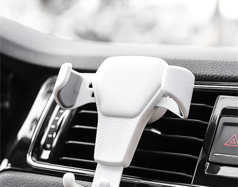 Car Phone Holder For Phone In Car Air Vent Mount Stand No Magnetic Mobile Phone Holder Universal Gravity Smartphone Cell Support [product name]: car buckle type gravity support bracket [product size]: (about) 9.5*8cm [ product color]: black, white [produc