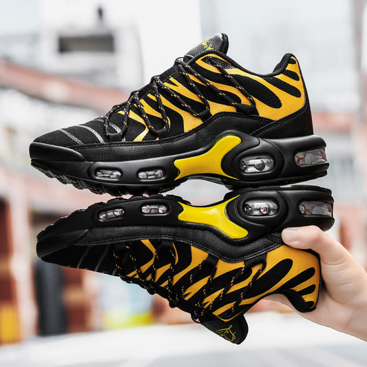 New Men's Shoes Breathable Casual Sports Shoes Overview: Unique design, stylish and beautiful. Good material, comfortable feet. A variety of colors, any choice. Specification: Upper material: Mesh Sole material: Adhesive shoes Applicable Gender : Male Sty