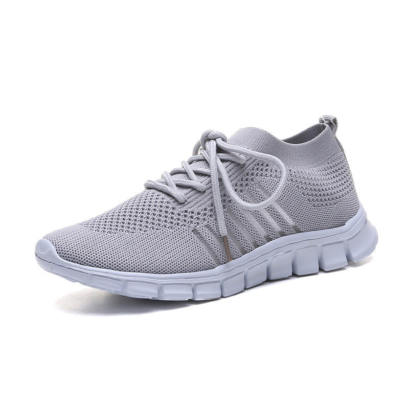 Flying Woven Mesh Women's Shoes Breathable Sneakers Specification: Upper material: mesh Sole Material: Rubber Applicable gender: neutral/male and female Upper height: low Sole craft: viscose shoes Wearing style: front tie Inside material: mesh Color: red,