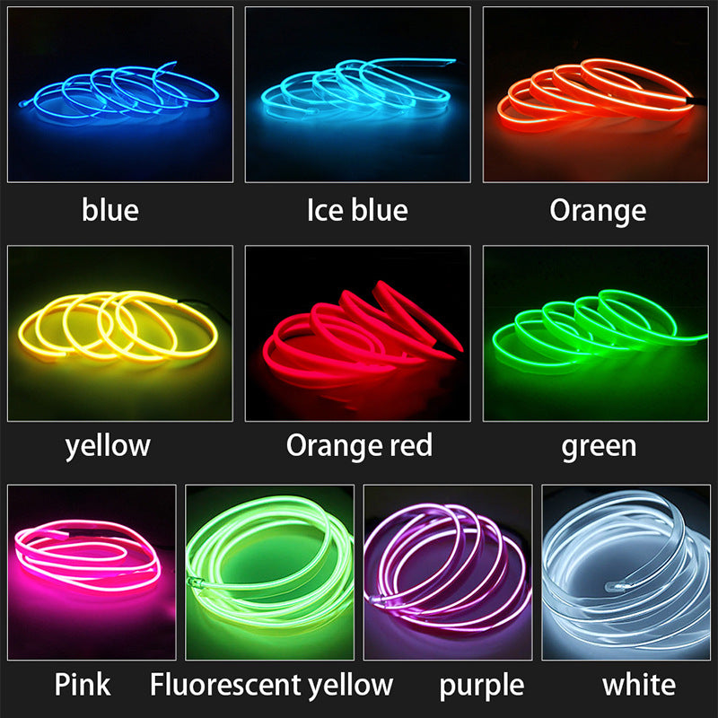 Car Led Strip Light For Neon Party Decoration Light Bicycle Dance Lamp 12V Waterproof USB Strips Lamps Overview: 100% new design and high quality Flexible and water-resistant, can be bent into any shape and cut into any length Can offer 360 degrees of ill