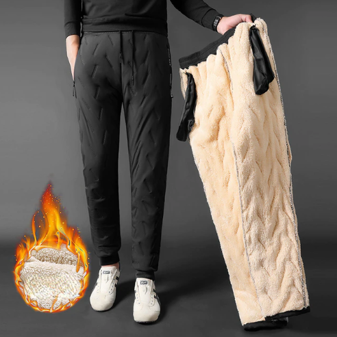 Winter Men Lambswool Sweatpants Introducing the ultimate pants for winter - Winter Men Lambswool Sweatpants! Keep your body warm and cozy while remaining stylish, with quality materials sourced from natural lambs wool. Our sweatpants are made to keep you