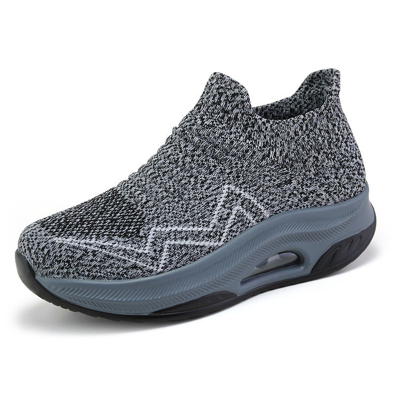 Women's Plus Size Women's Shoes Fei Woven Shaking Soles Mother's Shoe Covers With Increased Feet Overview: Unique design, stylish and beautiful. Good material, comfortable feet. A variety of colors, any choice. Specification: Style: Commuter Popular eleme