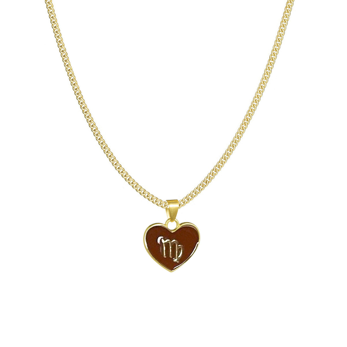 12 Constellation Love Necklace Ins Personalized Heart-shaped Necklace Clavicle Chain Fashion Jewelry For Women Valentine's Day Product information: Material:Alloy Style: Women's Shape: Heart Chain Style:Bamboo Chain Packing list: Necklace*1 Product Image: