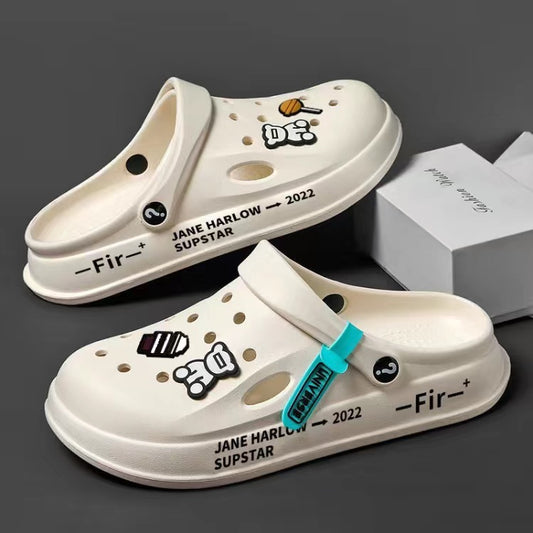 Casual Students' Beach Sandals Soft Bottom For Driving Non-slip Pump Product information: Color: ,beige-candy bear [upgraded version], gray-candy bear [upgraded version], black-candy bear [upgraded version], Size: 36-37 suitable for 35-36 feet, 38-39 suit