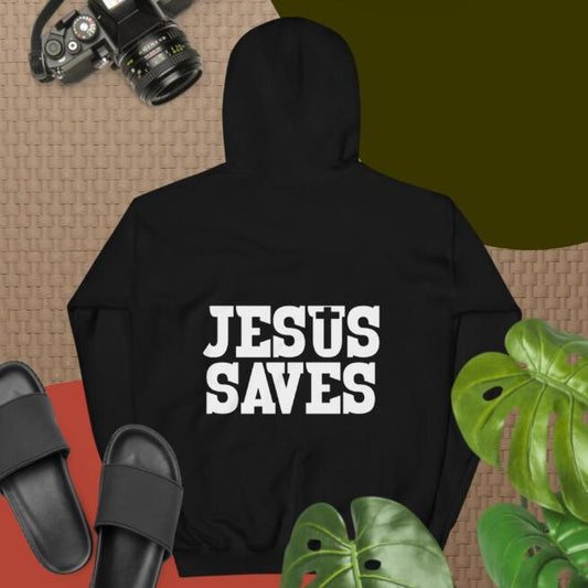 Jesus Saves Mens European And American Printed Hoodie Product information: Color: Black No padding: no padding Suitable for people: Teenagers Size: S,M,L,XL,XXL,XXXL Version: Loose Style: pullover Thickness: thickening Fabric name: cotton blend Main fabri