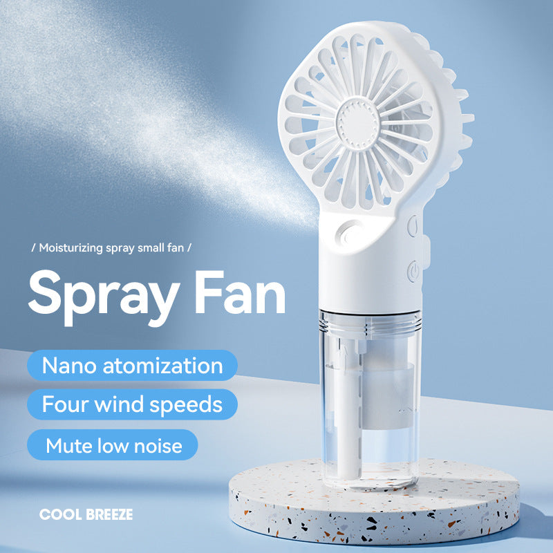 Portable Handheld Spray Fan 4-Speed Water Spray Mist Fan Summer Cooling Artifact USB Charging Summer Supplies Outdoor Mini Fan Overview: 1. This handheld mist fan perfectly combines the two functions of mist and fan. Whether it is a hot summer day or a dr