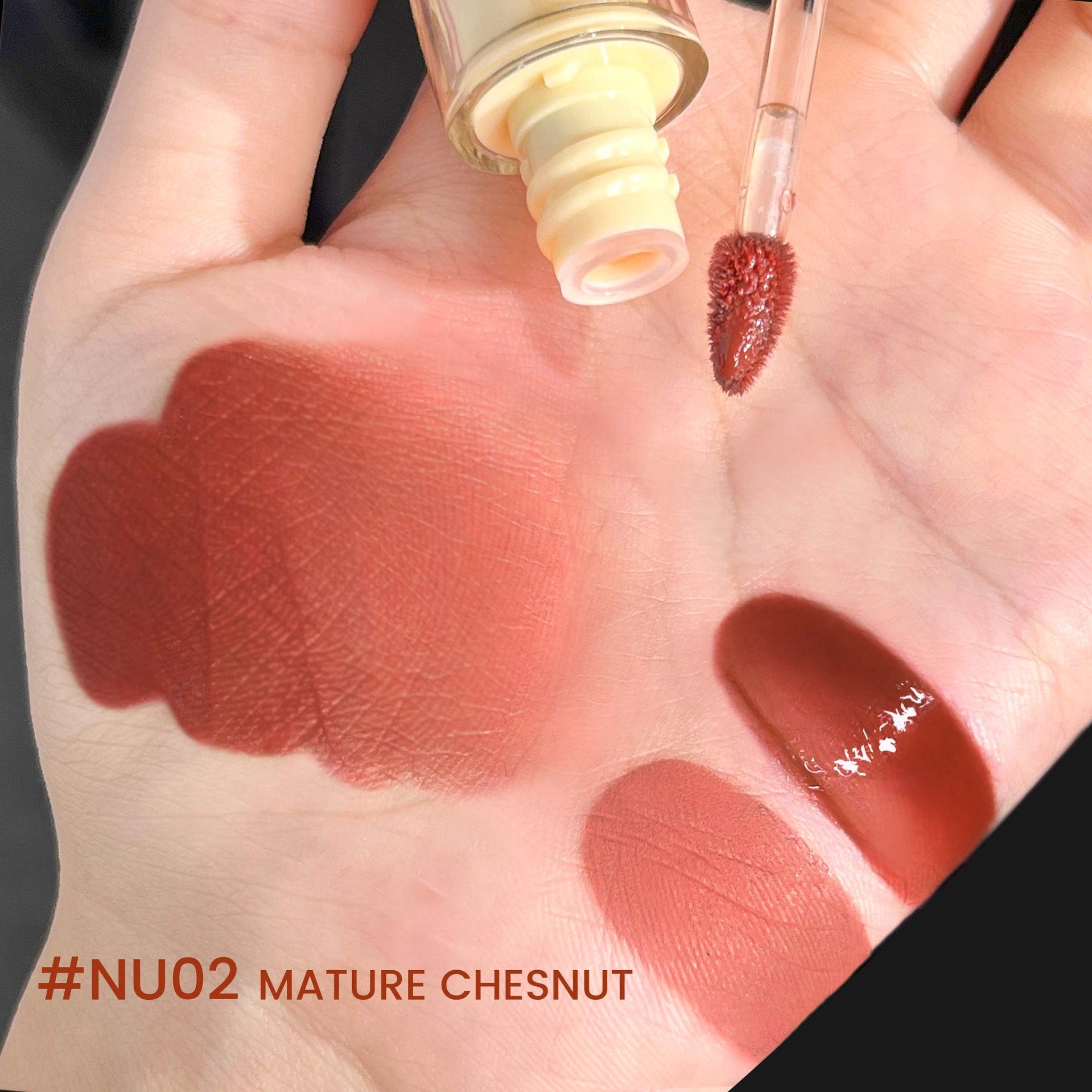 Waterproof And Durable Water Mist Color Holding Lip Lacquer Product information: Efficacy: waterproof, durable, easy to color, improve skin color, nonstick Cup Color:# BB01,# NU01,# NU02,# PP02 Specifications: Standard specifications Applicable skin type: