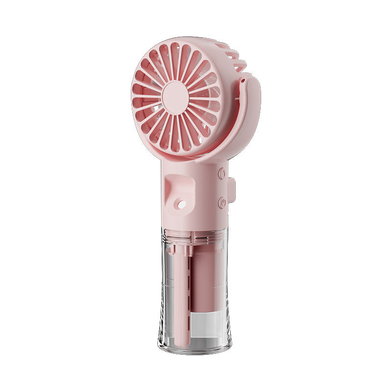 Portable Handheld Spray Fan 4-Speed Water Spray Mist Fan Summer Cooling Artifact USB Charging Summer Supplies Outdoor Mini Fan Overview: 1. This handheld mist fan perfectly combines the two functions of mist and fan. Whether it is a hot summer day or a dr