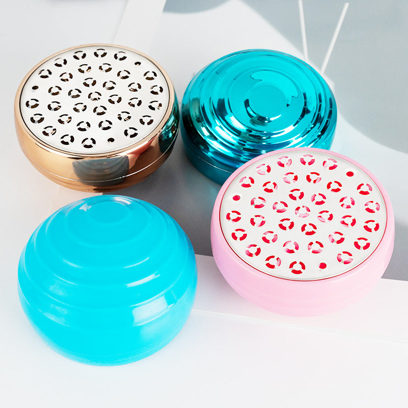 Stainless Steel Foot Skin Planing Dead Skin Calluses Foot Grinder Product information: Specifications: blue, pink, purple, rose gold, fog Blue, electroplated Rose Red Material: ABS 304 Shape: round Packing list: 1* Foot Grinder Product Image: Stainless St