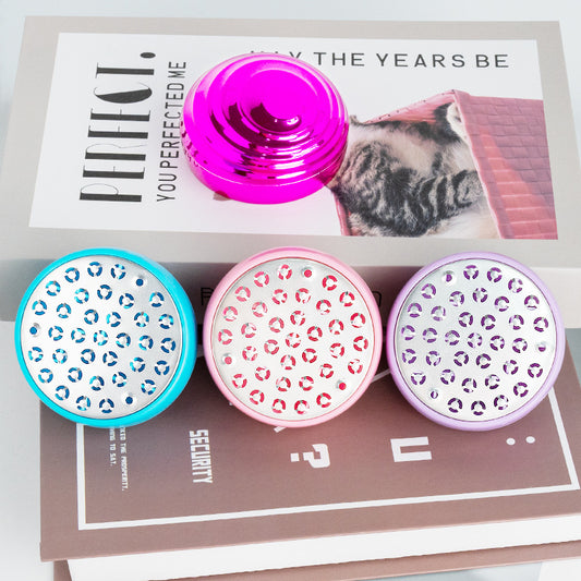 Stainless Steel Foot Skin Planing Dead Skin Calluses Foot Grinder Product information: Specifications: blue, pink, purple, rose gold, fog Blue, electroplated Rose Red Material: ABS 304 Shape: round Packing list: 1* Foot Grinder Product Image: Stainless St