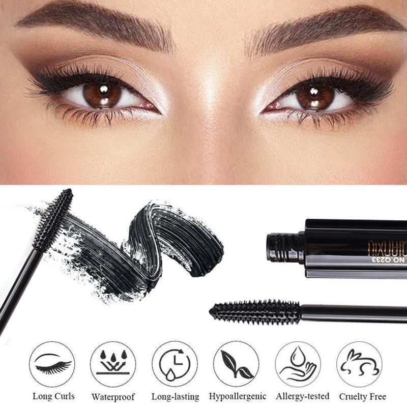 Waterproof Not Smudge Non-caking 4D Mascara Product information: Efficacy: long, thick, curly Color: Black Net content: 5g Category: Mascara Packing list: Mascara X1 Product Image: Waterproof Not Smudge Non-caking 4D Mascara Product information: Efficacy: