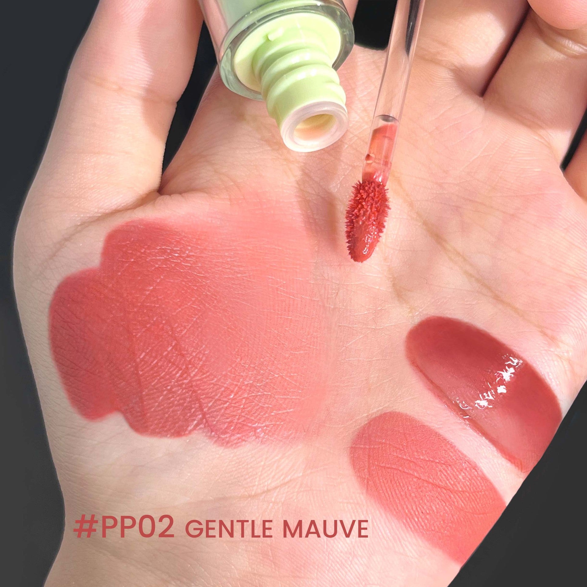 Waterproof And Durable Water Mist Color Holding Lip Lacquer Product information: Efficacy: waterproof, durable, easy to color, improve skin color, nonstick Cup Color:# BB01,# NU01,# NU02,# PP02 Specifications: Standard specifications Applicable skin type: