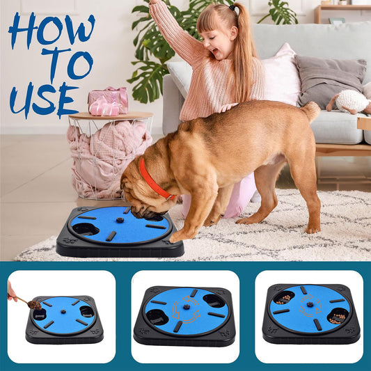 Rotating Dog Scratch Board Wear-resistant Non-dandruff Pets Toy Pet Products Product information: Specifications: black, green, purple, yellow, blue Material: Plastic Category: Pet tableware Product Size: 32*32 * 3.8cm Packing list: 1*Pet Toy Product Imag