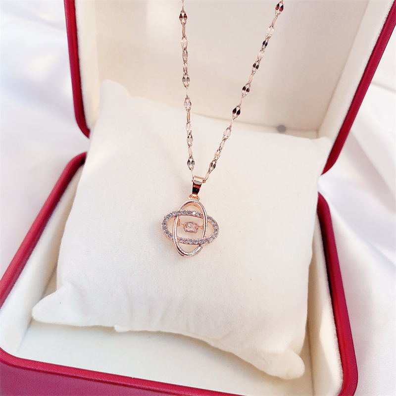 Valentines Day Gift Perfume Bottle Pendant Titanium Steel Necklace Korean Trend Zircon Luxury Female Necklace Charm Jewelry Gift Fashion Jewelry Woman Overview: Unique design, stylish and beautiful. Good material, High quality. A variety of types, any cho