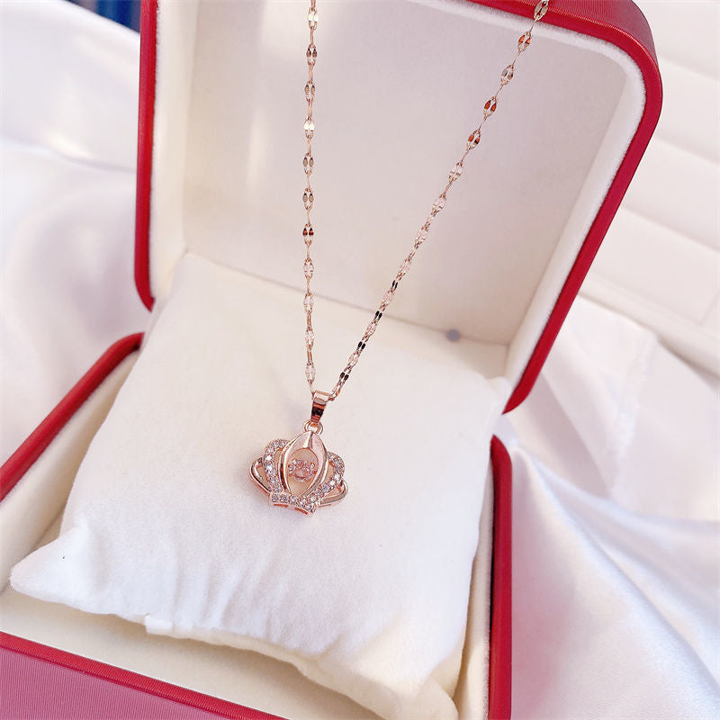 Valentines Day Gift Perfume Bottle Pendant Titanium Steel Necklace Korean Trend Zircon Luxury Female Necklace Charm Jewelry Gift Fashion Jewelry Woman Overview: Unique design, stylish and beautiful. Good material, High quality. A variety of types, any cho